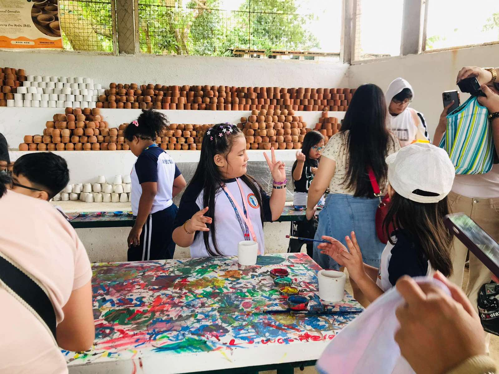 Field Trip — Pottery Painting Workshop